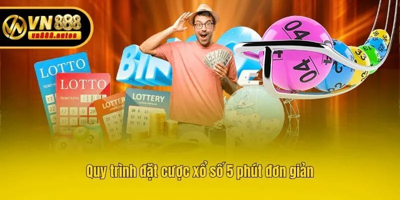 Quy trình đặt cược xổ số 5 phút đơn giản